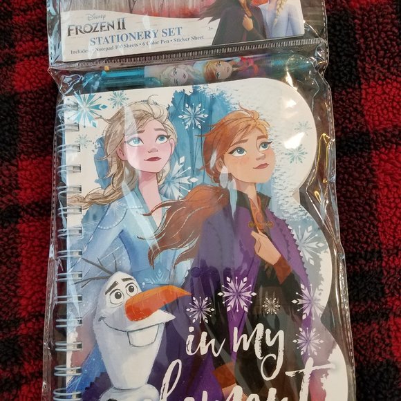 DISNEY FROZEN II Stationery 3 Piece Set - Picture 1 of 3